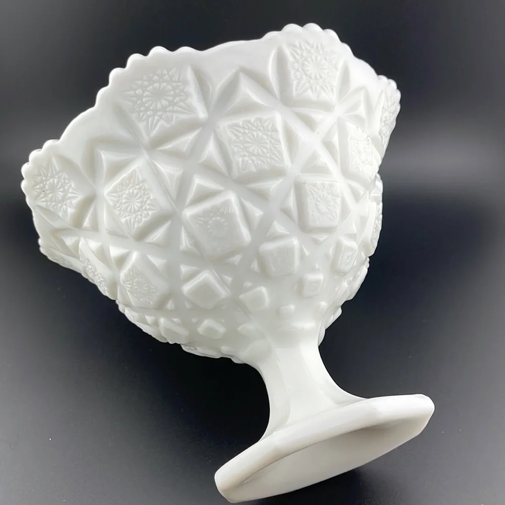 Vintage Westmoreland Milk Glass Pedestal